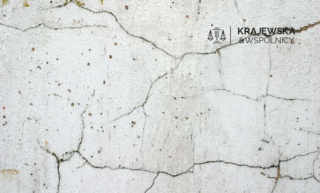 Pęknięta ściana - szkody górnicze