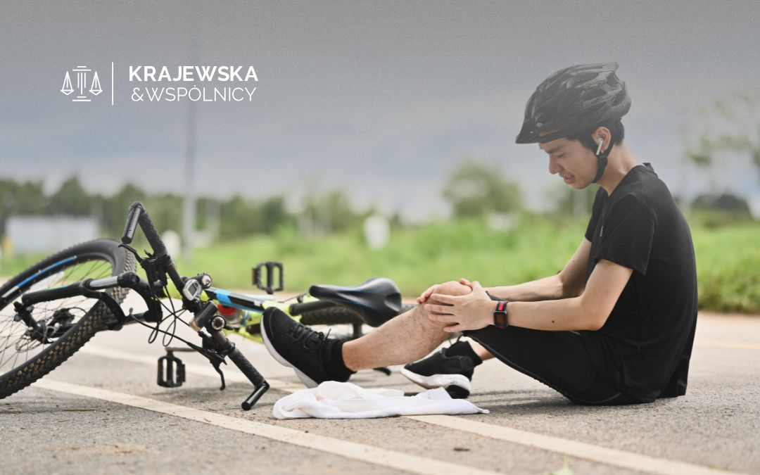 wypadek na rowerze