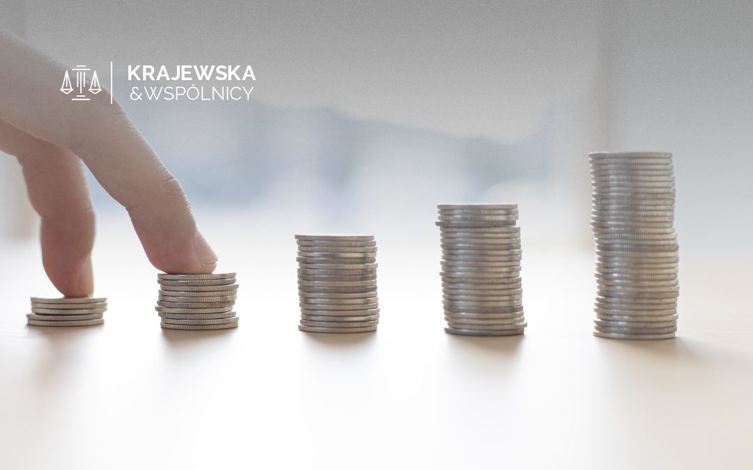grafika przedstawiająca ułożone monety